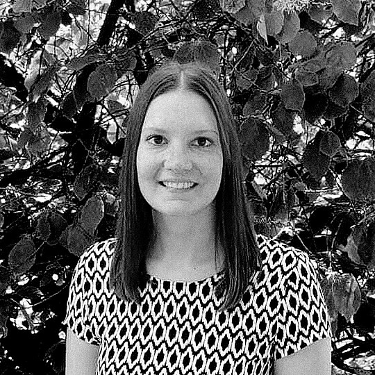 Schwarz-Weiß-Porträt von Silke Sommerer